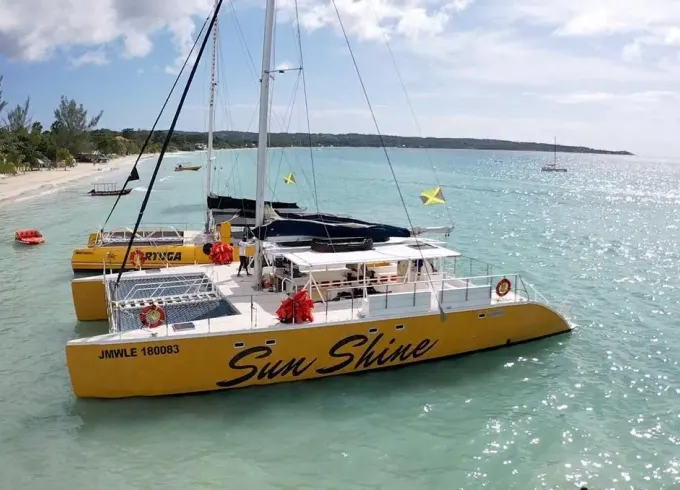 Negril & Montego Bay Private Charter Sunset Catamaran Jamaica Ricks Cafe