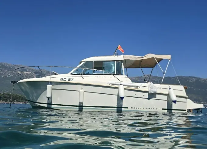Private Daily Tours on 22ft Jeanneau Merry Fisher in Budva for up to 6 guests