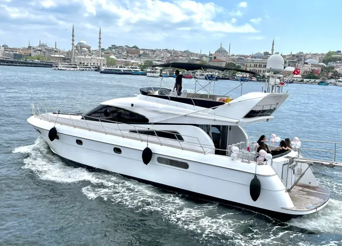 59ft Custom Luxury Motor Yacht on the Bosphorus, Istanbul - Up to 12 Guests