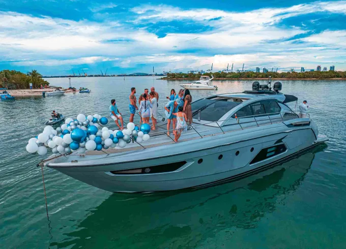 Style on the Water aboard 58ft Azimut Yacht Miami Beach