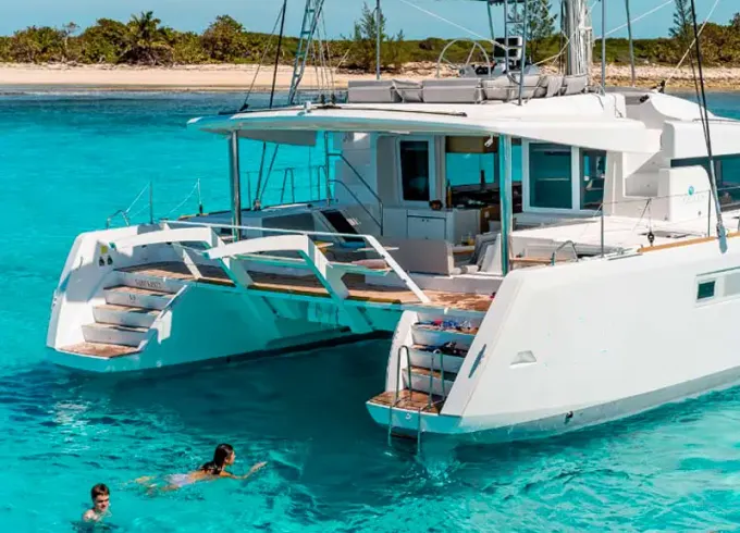 Private Luxury 52' Lagoon Catamaran Cruise in the Greek islands