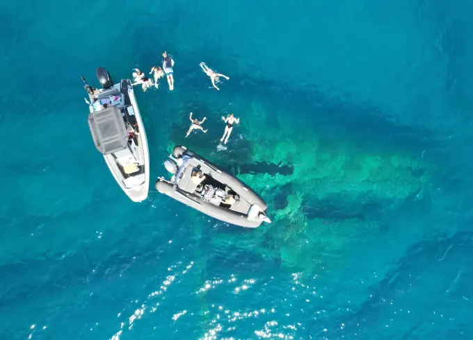 Rent FOST LEGEND 550 RIB | Lesvos Private Cruises