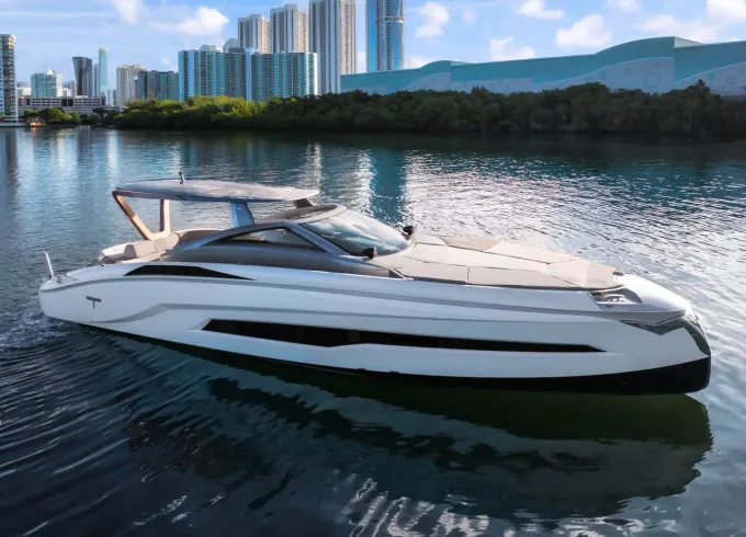 Luxury 55ft Tecnomar Charter in Miami - Private Cruises for Up to 13 Guests