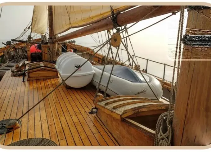 Historical 98' Schooner Hoppet 1926 All Inclusive Service in Baltic Sea Islands