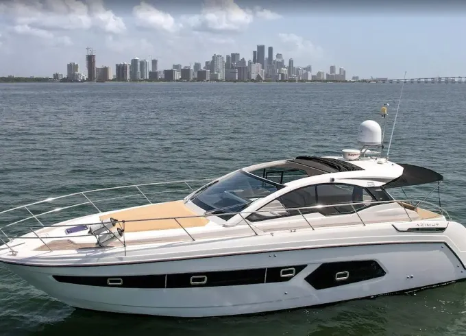 Step aboard our stunning 45ft Azimut motor yacht!