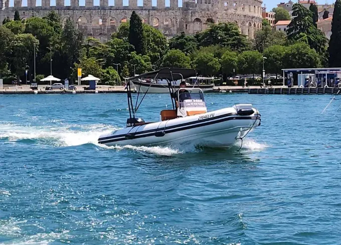 Tiger Marine Proline 620 RIB Cape Kamenjak Private Boat Tour