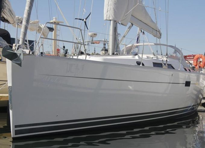 Hanse 430 Sailboat for 8 People in the Gulf of Tallinn, Estonia