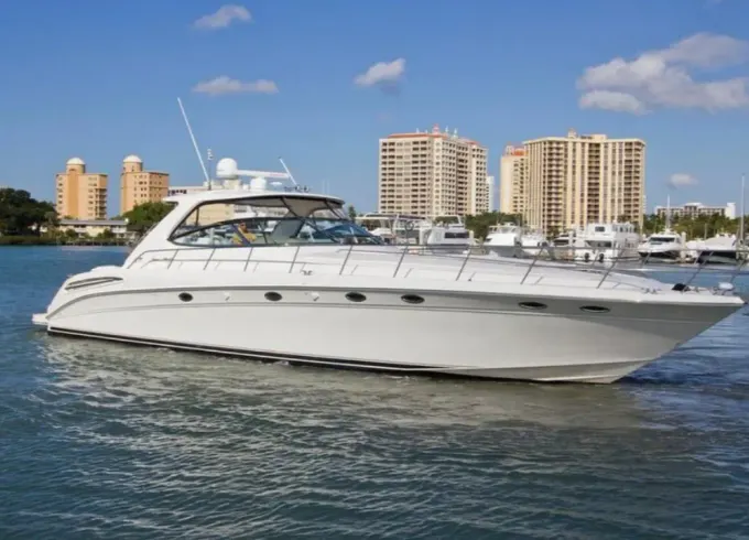 "Yolo" 50' Searay Sundancer for Charter in Fort Lauderdale