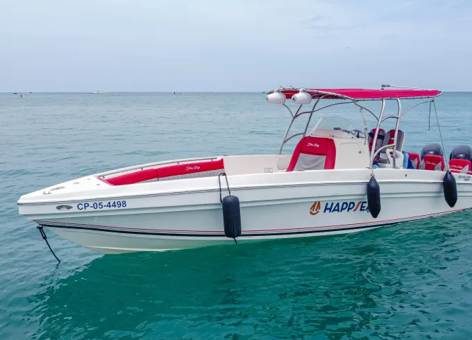 Luxury 29ft Speedboat for 12 Guests | Rosario Islands & Cholon Tour