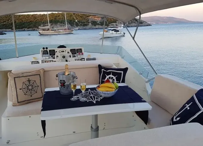 Guy Couach 1601 Motor Yacht for Charter for 6 Guests in Muğla, Turkey