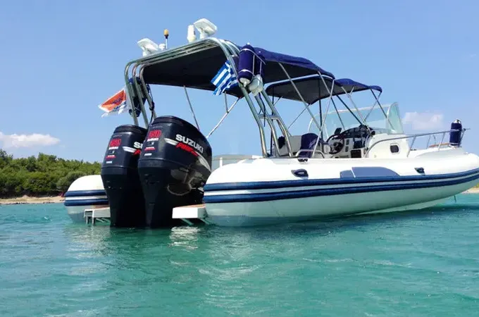 Rent 30' Capelli Tempest Rigid Inflatable Boat in Lavrio, Greece
