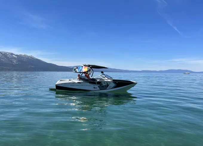 Super Air Nautique G23 Wakesurf Boat Rental in South Lake Tahoe, California