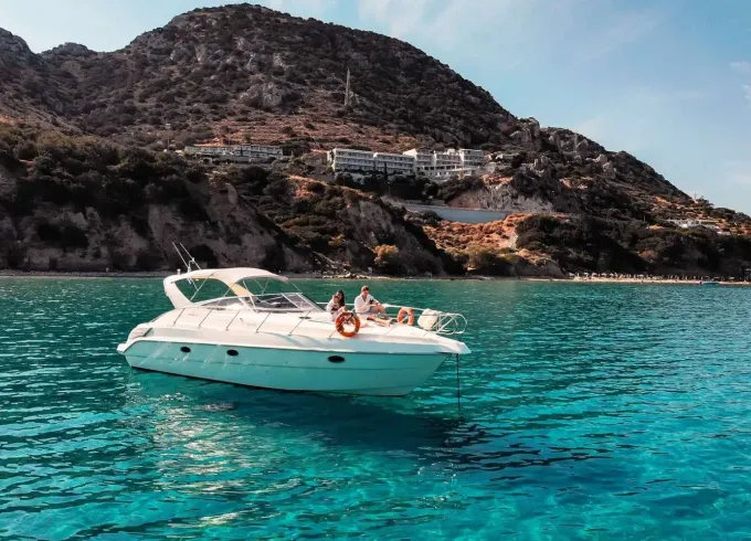Explore Crete on a Cranchi Zaffiro 34 Luxury Yacht