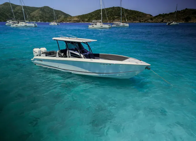 Enjoy a day in the beautiful USVI or BVI.