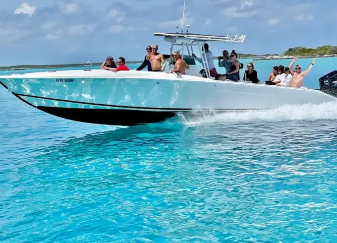 Rose Island Private Tour - Marlin 35 Open Center Console