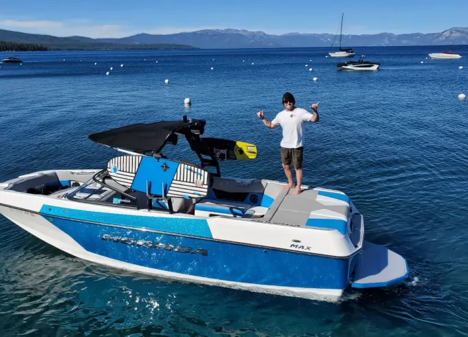 Lake Tahoe Watersports W/ Captain And Coach On 2023 Moomba Max Wakesurf Boat