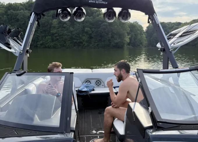 Axis T22 Wake Surf Boat – Lake Day Fun with Surf & Crew - Tims Ford Lake
