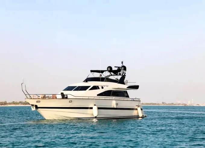 Luxury New 62ft Motor Yacht in Abu Dhabi for 20 Guests