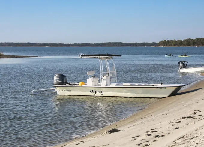 OBX Film Locations and Nature tour | power boat Skiff Happens | 2 hrs | $375