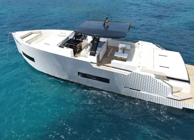 De Antonio D50 Amazona Luxury Motor Yacht Rental in Illes Balears, Spain!