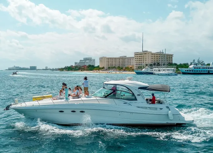 Experience Cancun with Sea Ray 50' Luxury Yacht