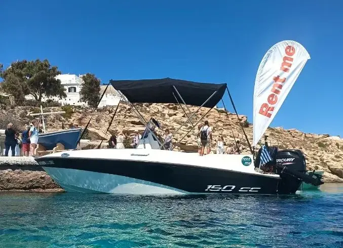 No-License Required Compass 150 – Mykonos Private Boat Trip & Day Cruises