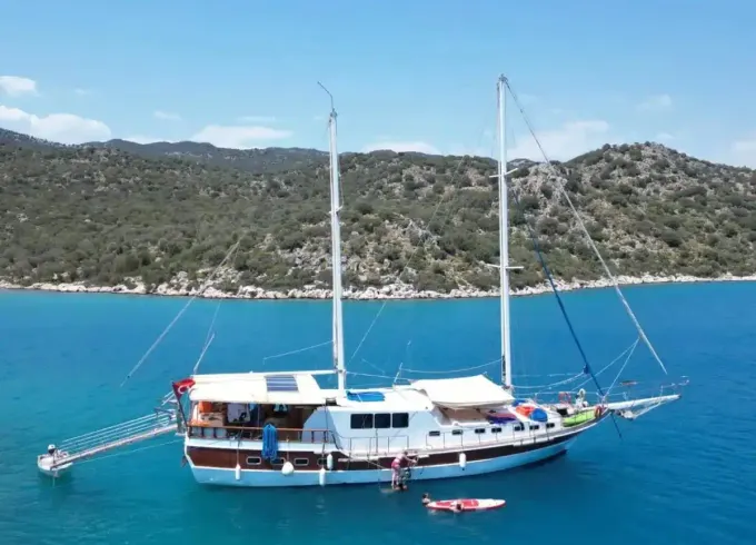 Explore the Hidden Coves of Kekova with a 16-Person, 8-Cabin Gulet