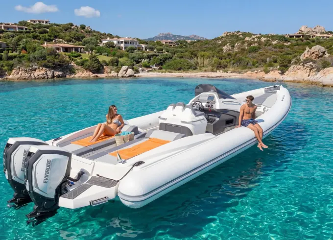 Sardegna Adventure on 41ft Panamera PY100 RIB