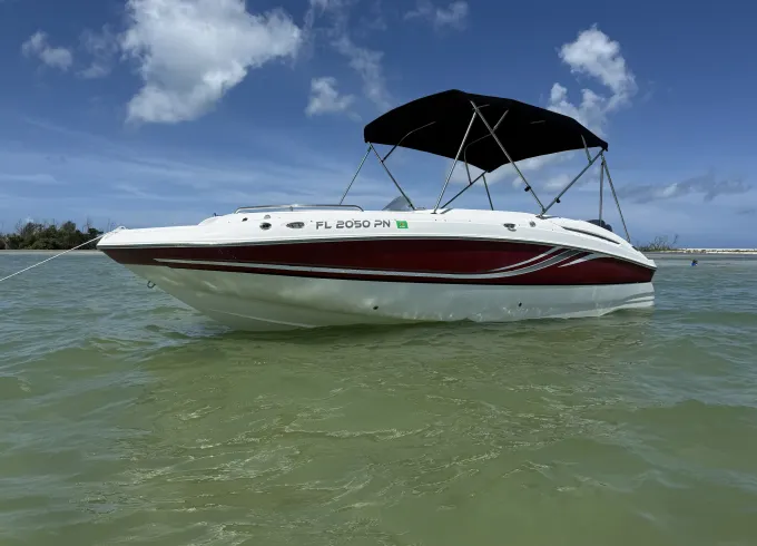 ☀️ 22’ Hurricane Deck Boat | Yamaha 150 | Seats 10 | Fort Myers & Sanibel