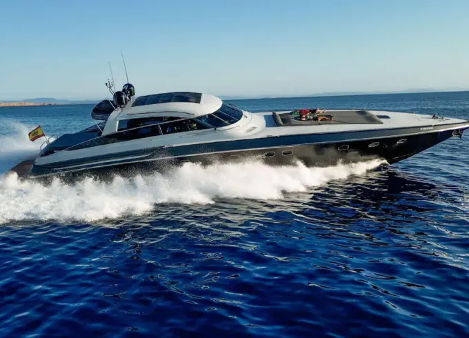 Unleash the Power of 80ft Baia Panther – Mega Yacht Charter in Eivissa