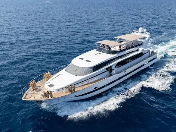 106ft Tecnomarine Mega Yacht with Elegant Design and Spacious 4 Cabin