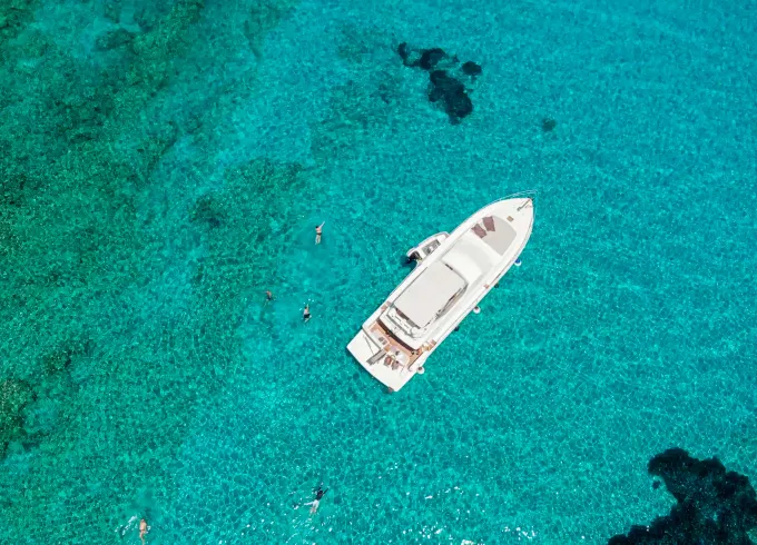Astypalaia : Semi private daily cruise to Kounoupa, Koutsomiti & Red Rock