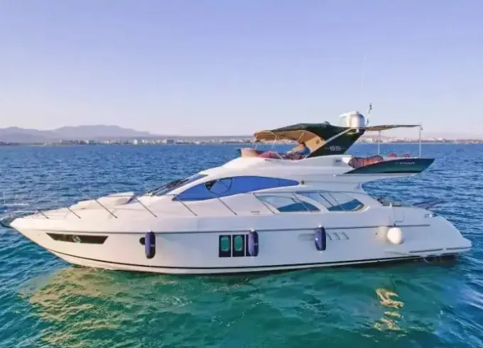 Private 56' Azimut Motor Yacht Charter in Fethiye – Daily Blue Cruise Experience