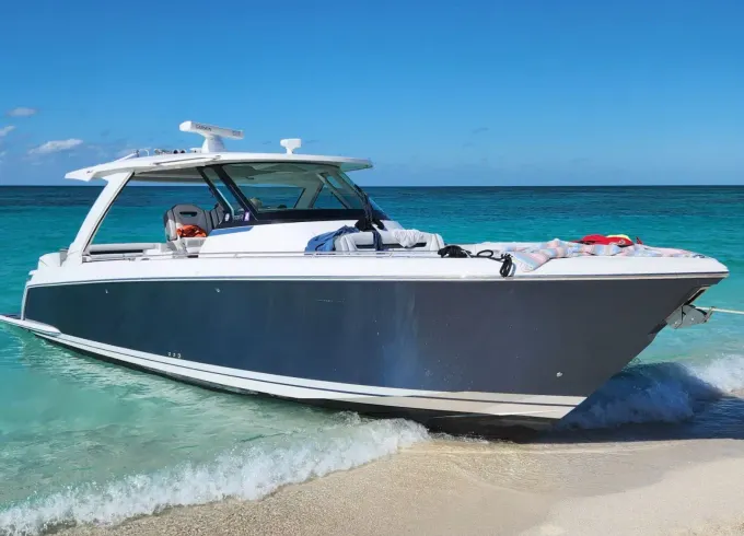Cruise Key West on a 38ft Tiara 38LS Yacht, Bareboat Charter for Up to 12 Guests