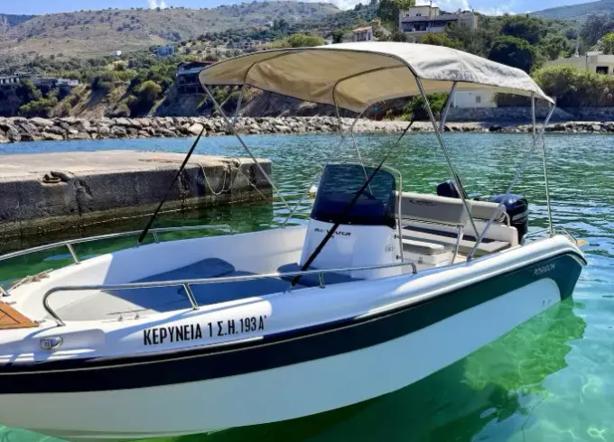 No License Required Self Drive Boat: Poseidon Blu Water 185