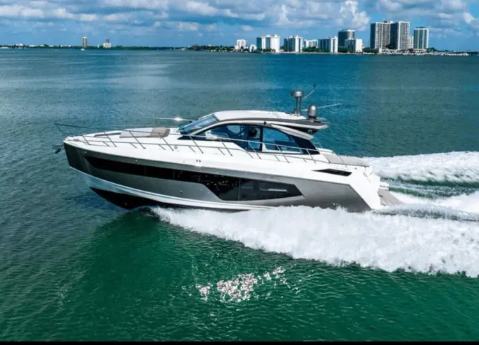 Welcome to our brand new Azimut 51 motor yacht - Captain, crew, fuel included!
