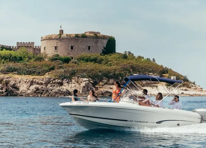 A Luxury Boat for Cruising around the Coast of Montenegro