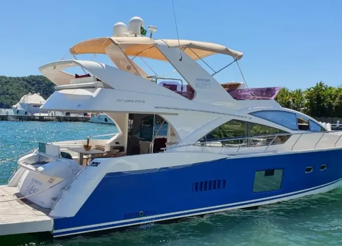 62ft Aquamarine Schaefer Power Mega Yacht Rental in Angra dos Reis, Brazil