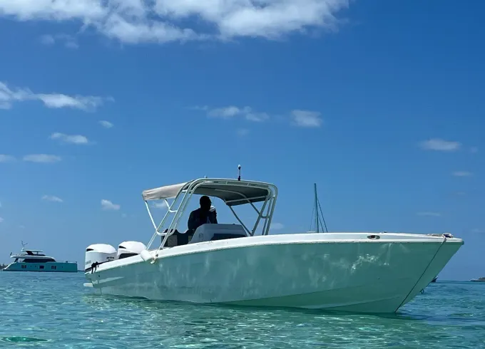 Private Fishing Charters Aboard a 30ft Scarab in Nassau, Bahamas!