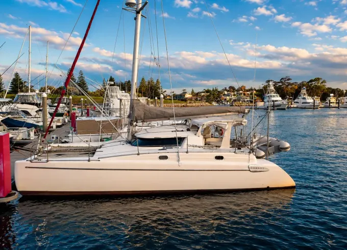 35ft Fountain Pajot Private Catamaran Cruise on Port Phillip Bay & Yarra River