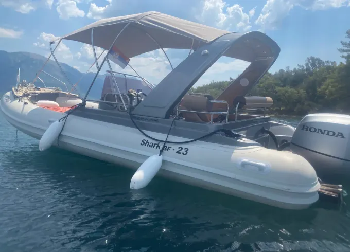 Shark 23 RIB For Rent in Tivat, Montenegro
