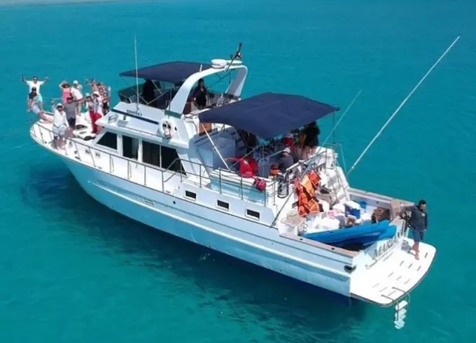 Adventure & fun perfectly balance with the Offshore 56ft Sportfisher Yacht