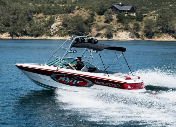 In Water at Lake Nacimiento | 20' MasterCraft X-Star Wakeboat