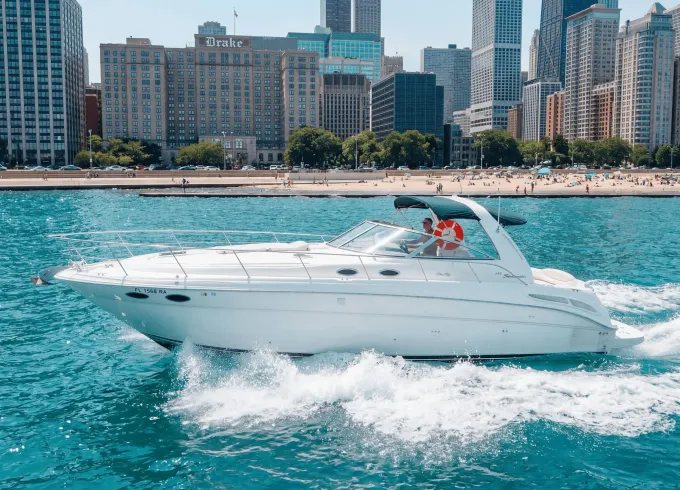 Enjoy Chicago in this 42' Stunning Sea Ray Sun Dancer - Great for any Event!