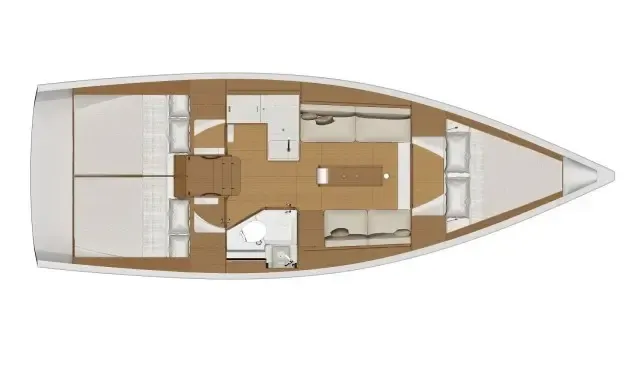 Charter 34' Dufour 360 GL Cruising Monohull in Sukošan, Kroatien