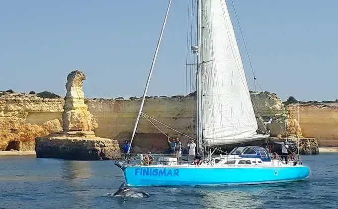 Sail the Coast from Albufeira to Benagil on 50' Finismar Cruising Monohull
