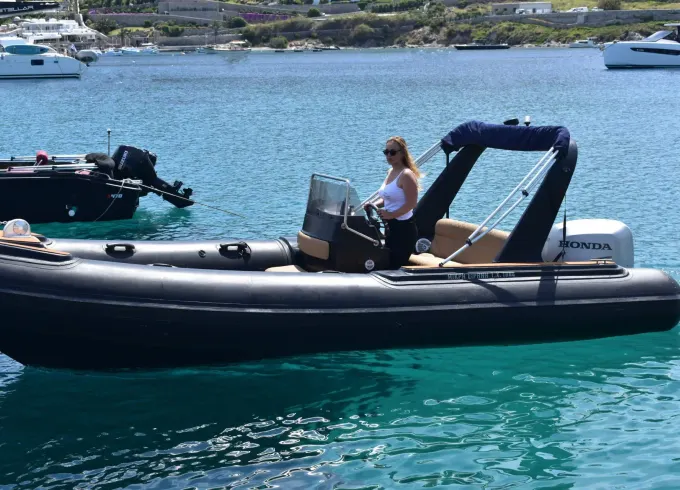 Book the Orizon  RIB in Ornos, Mykonos! Rent with or without a Skipper!