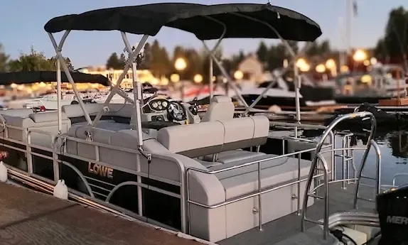 24' Lowe Pontoon for rent in N Lake Tahoe 250 HP merc
