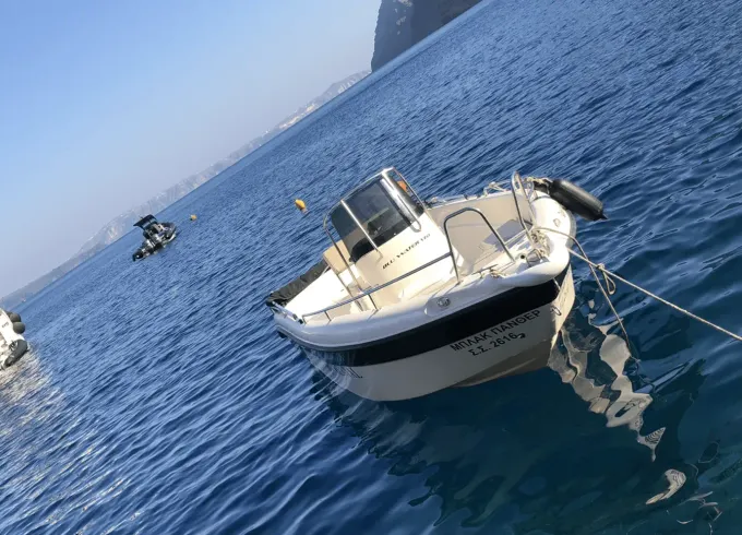 Hire Blu Water 170 “Thor” Powerboat in Vlichada - Without License