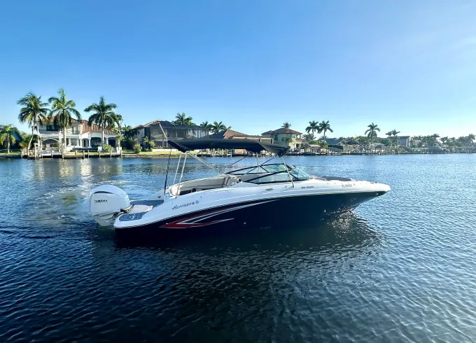Enjoy 2690 Hurricane Deck Boat in Cape Coral, Florida  (minimum 3 days rental)